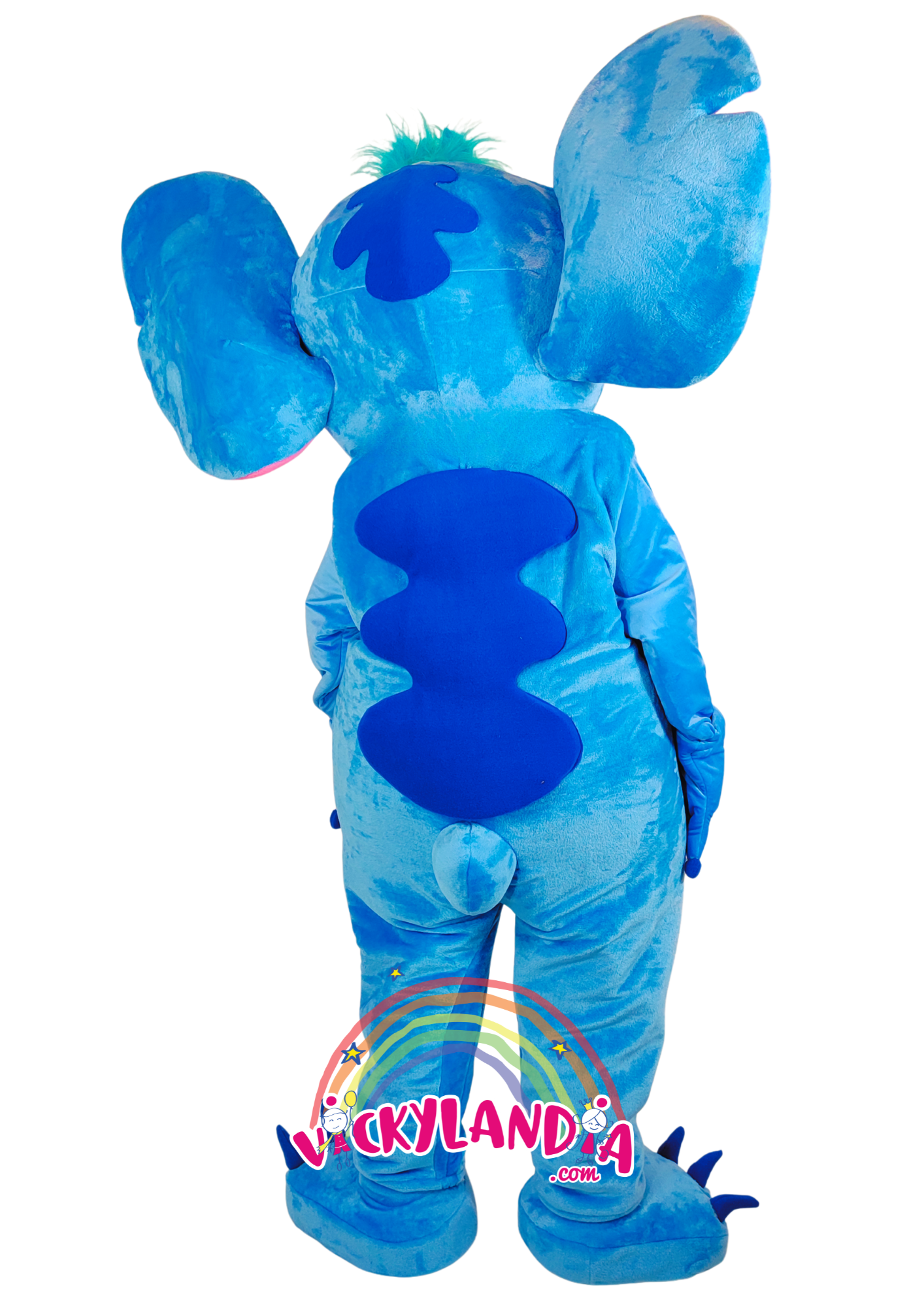 Orejotas celestes, mirada traviesa y pelaje adorable. El Extraterrestre Peludo Celeste es perfecto para animaciones infantiles, eventos temáticos y promociones que buscan color, simpatía y conexión con el público.