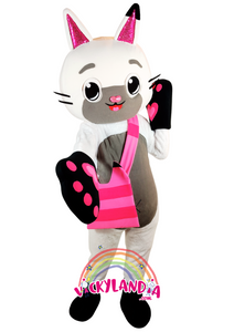 Miaupanda es pura dulzura con patitas. Con su carita tierna y estilo encantador, es perfecta para animaciones infantiles, eventos temáticos y promociones que buscan ternura, color y conexión con el público.