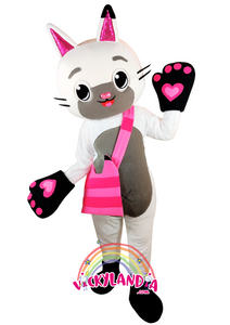 Miaupanda es pura dulzura con patitas. Con su carita tierna y estilo encantador, es perfecta para animaciones infantiles, eventos temáticos y promociones que buscan ternura, color y conexión con el público.