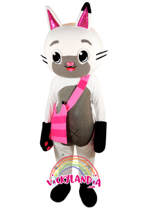 Miaupanda es pura dulzura con patitas. Con su carita tierna y estilo encantador, es perfecta para animaciones infantiles, eventos temáticos y promociones que buscan ternura, color y conexión con el público.