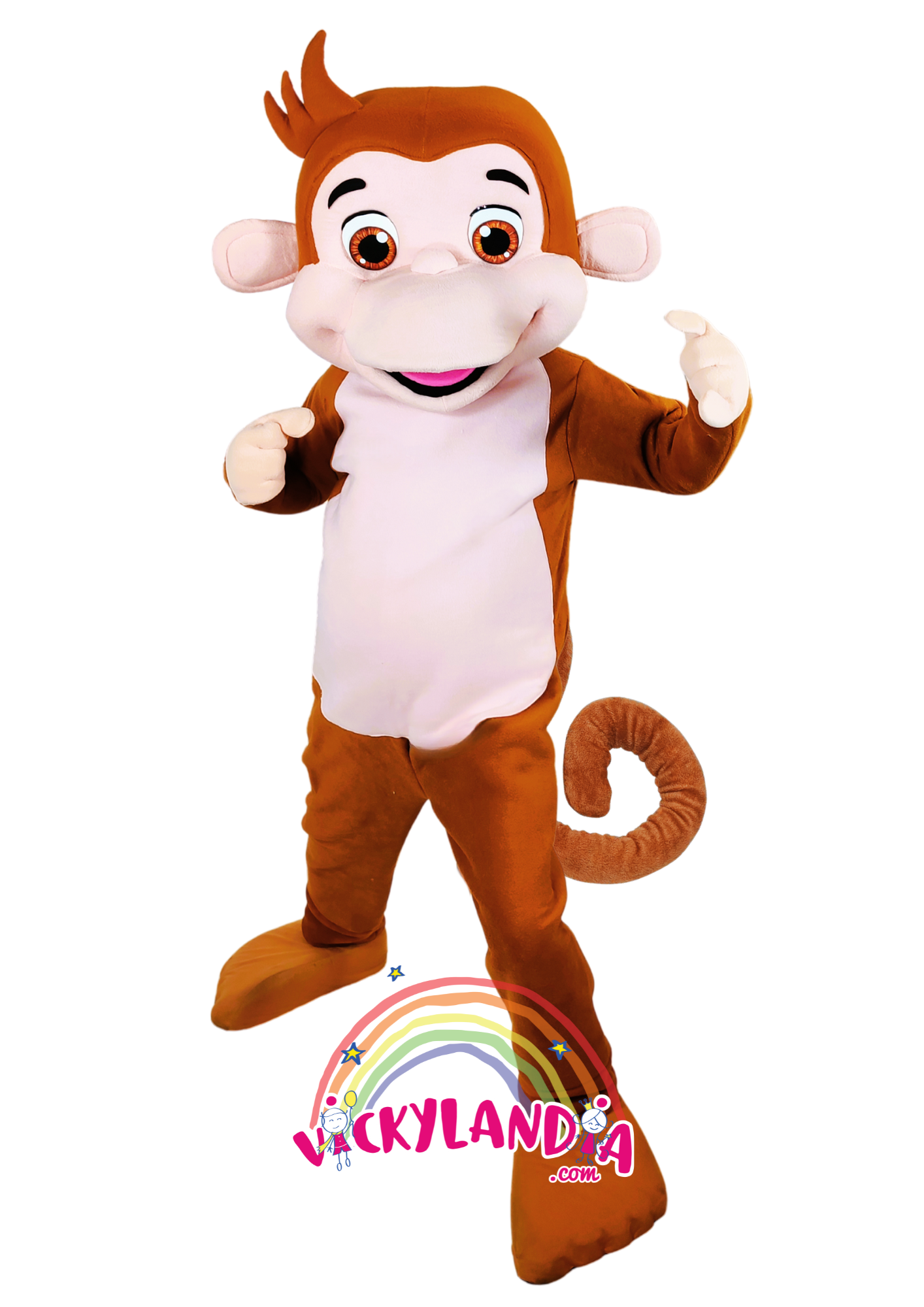 Mono Roko es pura energía, color y carisma. Perfecto para animar fiestas, atraer clientes y dar vida a cualquier evento. ¡Un personaje que convierte momentos en recuerdos inolvidables!
