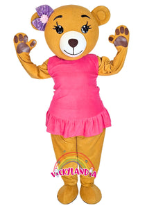 Descubre la magia de nuestro muñeco publicitario de Osa Feliz en Vickylandia. Son disfraces cabezones perfectos para fiestas infantiles, shows, cumpleaños, estrategias publicitarias, carnavales, fiestas patronales, espectáculos, cabalgatas y cualquier tipo de evento
