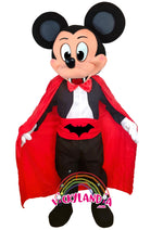 Carregar imagem no visualizador da galeria, Descubre la magia de nuestro muñeco publicitario de Ratón Vampiro en Vickylandia. Son disfraces cabezones perfectos para fiestas infantiles, shows, cumpleaños, estrategias publicitarias, carnavales, fiestas patronales, espectáculos, cabalgatas y cualquier tipo de evento.

