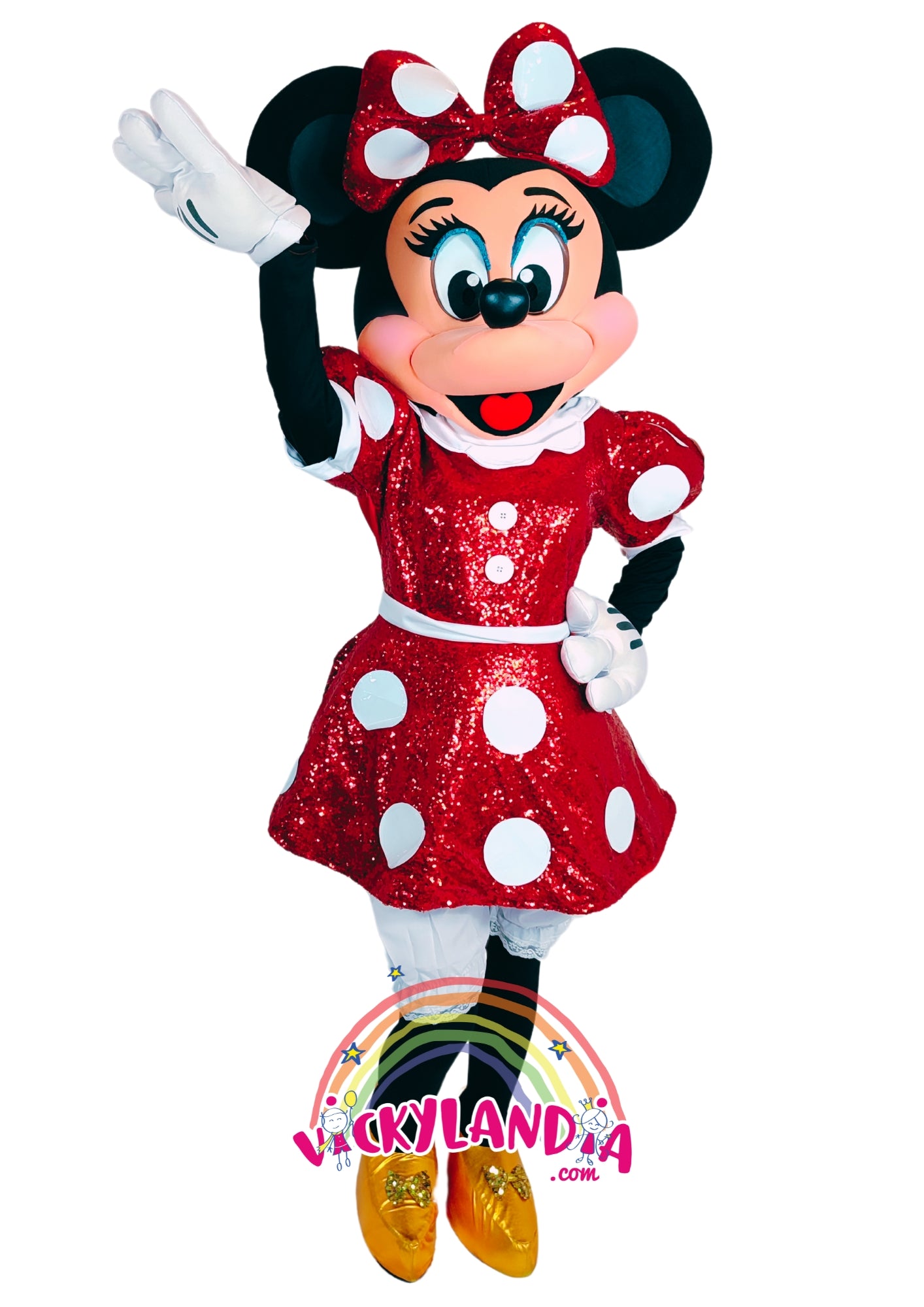 Descubre la magia de nuestro muñeco publicitario de Ratoncita presumida roja fiesta en Vickylandia. Son disfraces cabezones perfectos para fiestas infantiles, shows, cumpleaños, estrategias publicitarias, carnavales, fiestas patronales, espectáculos, cabalgatas y cualquier tipo de evento.
