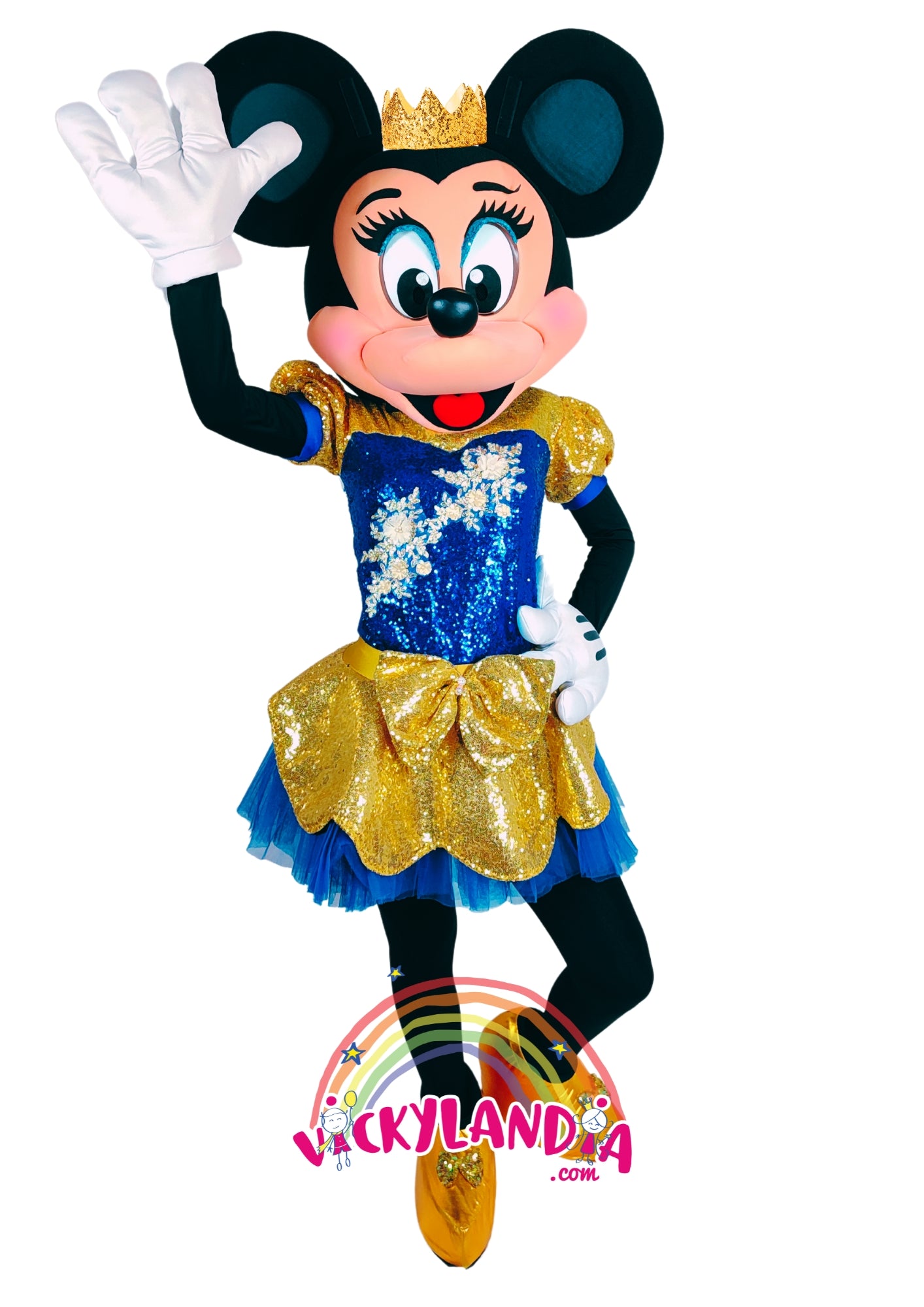 Descubre la magia de nuestro muñeco publicitario de Ratoncita Presumida reina con negro fiesta en Vickylandia. Son disfraces cabezones perfectos para fiestas infantiles, shows, cumpleaños, estrategias publicitarias, carnavales, fiestas patronales, espectáculos, cabalgatas y cualquier tipo de evento.
