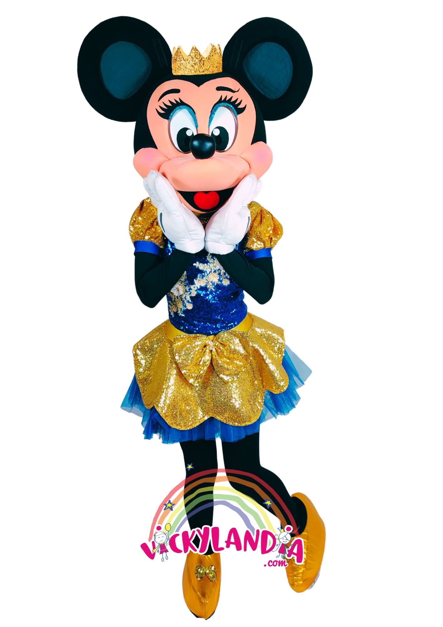 Descubre la magia de nuestro muñeco publicitario de Ratoncita Presumida reina con negro fiesta en Vickylandia. Son disfraces cabezones perfectos para fiestas infantiles, shows, cumpleaños, estrategias publicitarias, carnavales, fiestas patronales, espectáculos, cabalgatas y cualquier tipo de evento.
