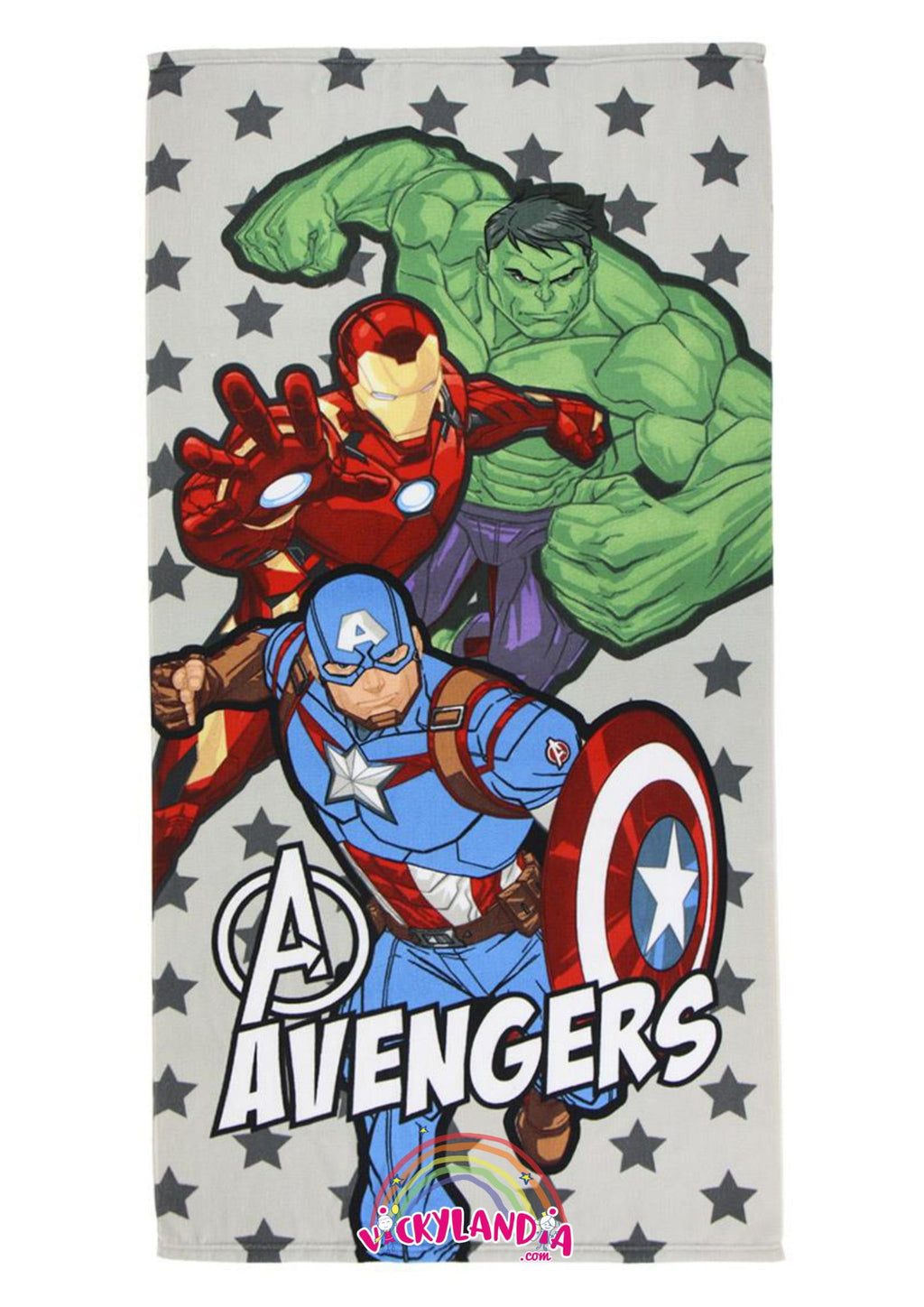 Toalla de los vengadores Marvel iron man capitan america hulk 