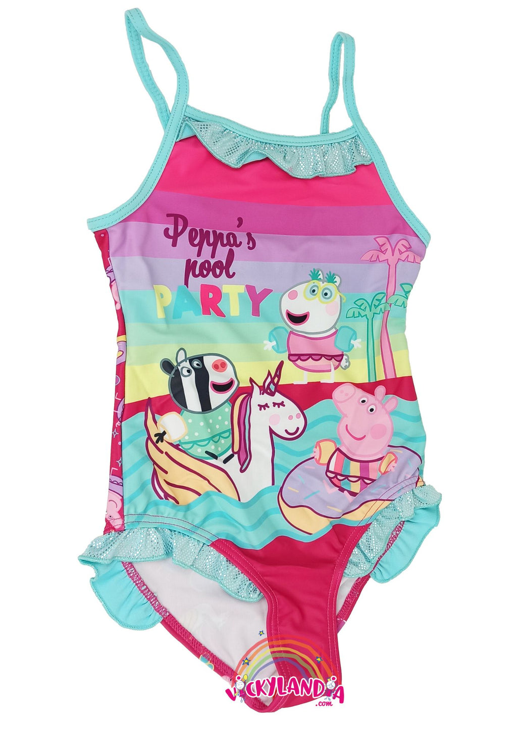 Bañador Peppa Pig Unicornio vickylandia
