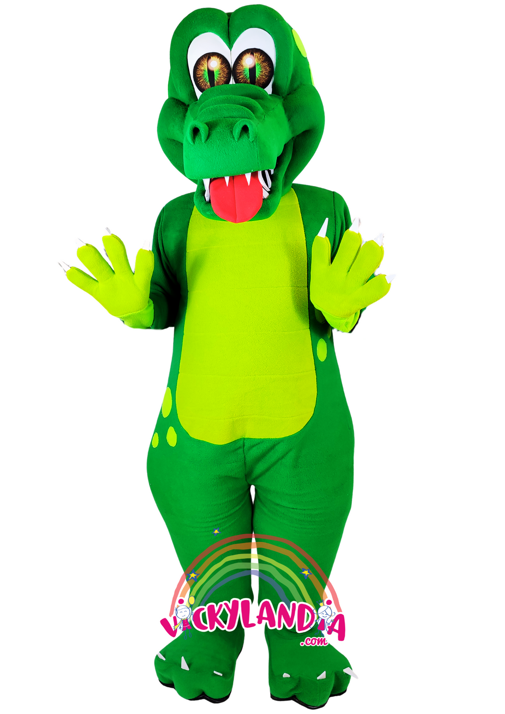 Con escamas brillantes, mirada traviesa y mucha personalidad, Coquito el Cocodrilo es perfecto para animaciones infantiles, eventos temáticos y promociones que buscan impacto y diversión.