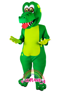 Con escamas brillantes, mirada traviesa y mucha personalidad, Coquito el Cocodrilo es perfecto para animaciones infantiles, eventos temáticos y promociones que buscan impacto y diversión.