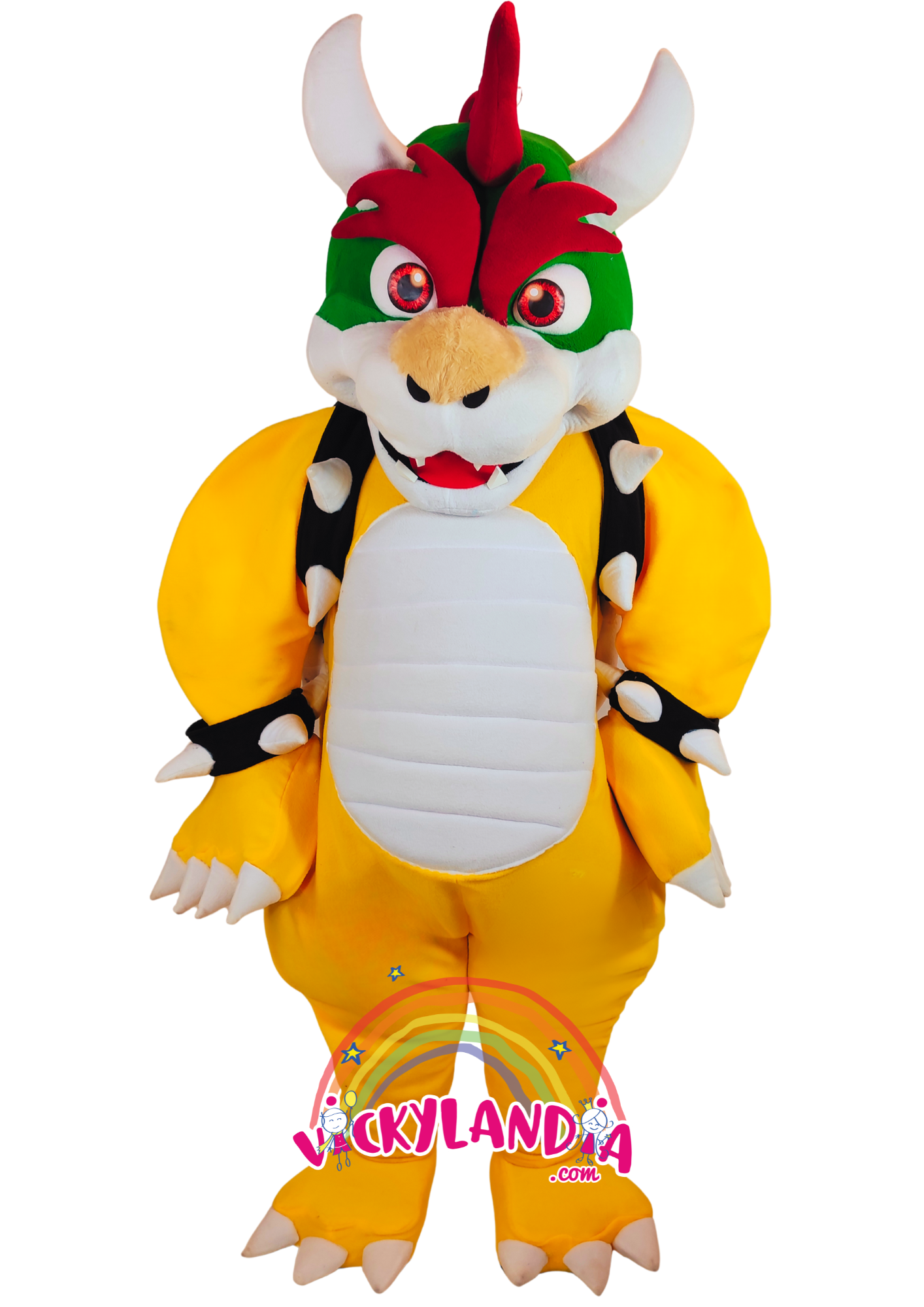 Caparazón con pinchos, mirada desafiante y una energía que enciende cualquier evento. Criatura de las Llamas es ideal para animaciones infantiles, fiestas temáticas y promociones que buscan fuerza, fantasía y conexión con el público. Su estilo feroz y presencia escénica lo convierten en el favorito de los fans del mundo gamer.