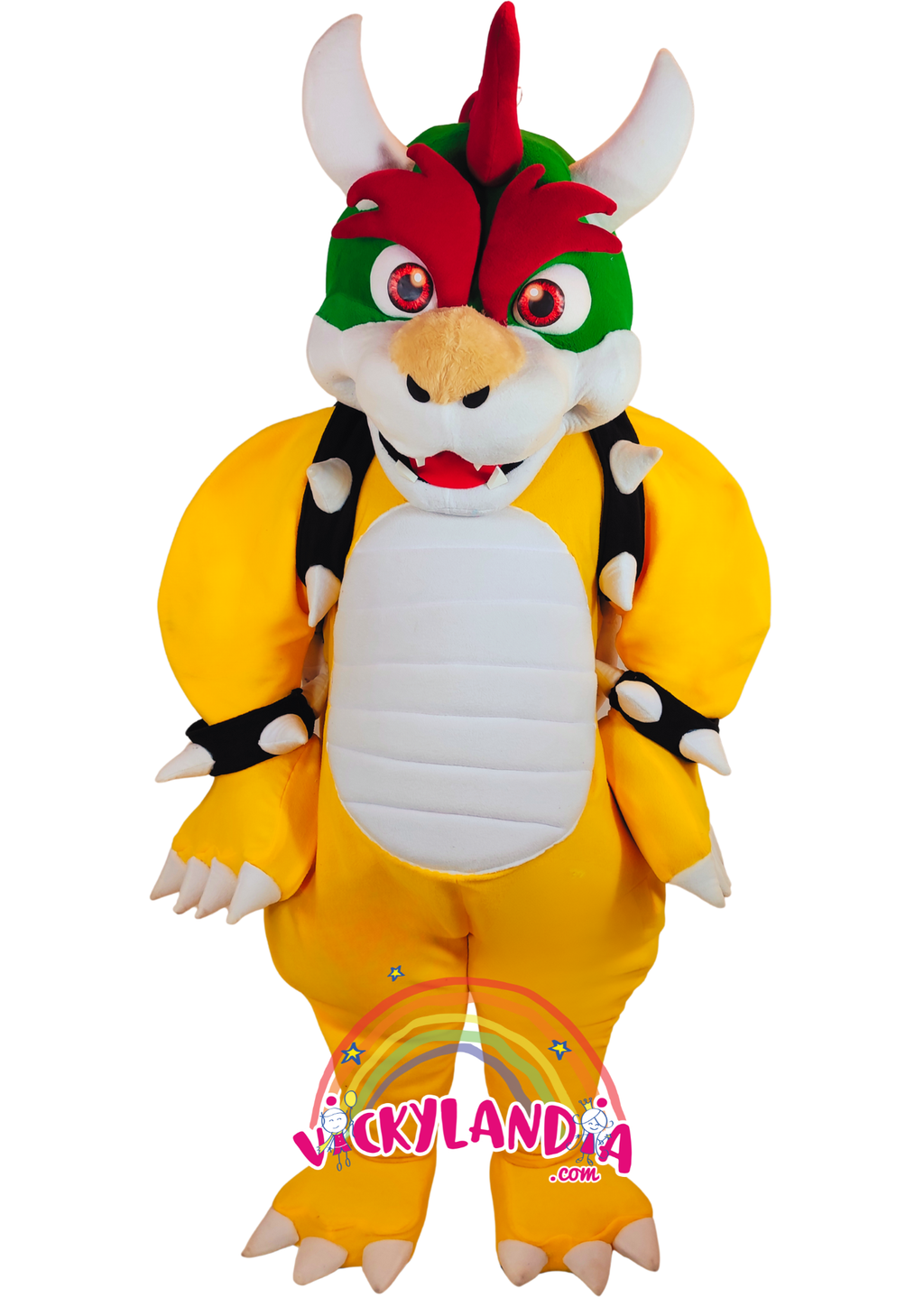 Caparazón con pinchos, mirada desafiante y una energía que enciende cualquier evento. Criatura de las Llamas es ideal para animaciones infantiles, fiestas temáticas y promociones que buscan fuerza, fantasía y conexión con el público. Su estilo feroz y presencia escénica lo convierten en el favorito de los fans del mundo gamer.