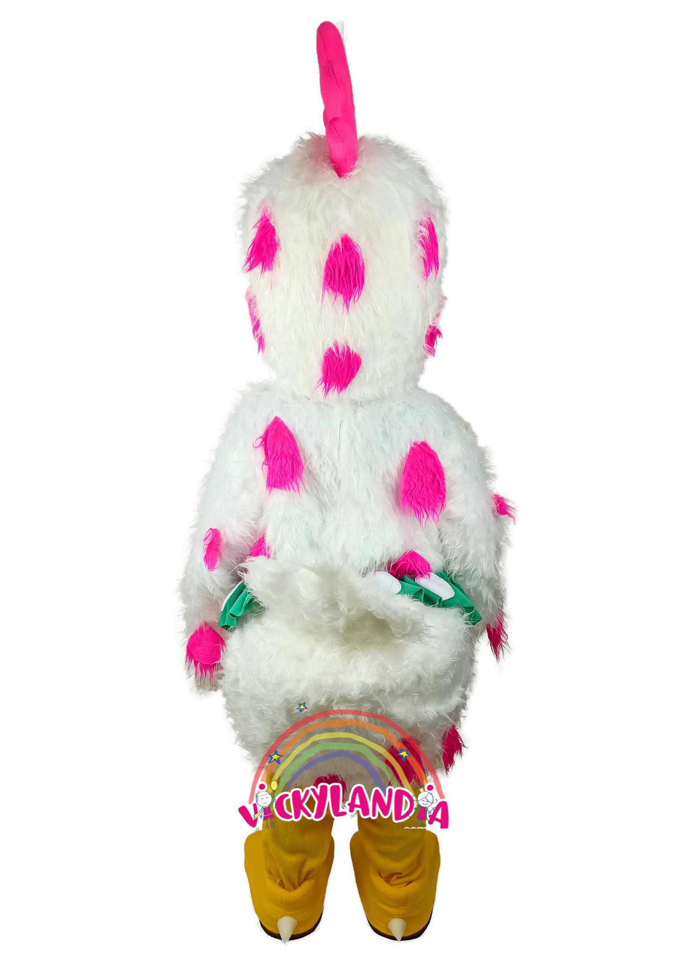 Descubre la magia de nuestro muñeco publicitario de Gallina Pintoresca en Vickylandia. Son disfraces cabezones perfectos para fiestas infantiles, shows, cumpleaños, estrategias publicitarias, carnavales, fiestas patronales, espectáculos, cabalgatas y cualquier tipo de evento