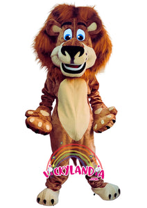 Descubre la magia de nuestro muñeco publicitario de León Rey de la Selva en Vickylandia. Son disfraces cabezones perfectos para fiestas infantiles, shows, cumpleaños, estrategias publicitarias, carnavales, fiestas patronales, espectáculos, cabalgatas y cualquier tipo de evento.