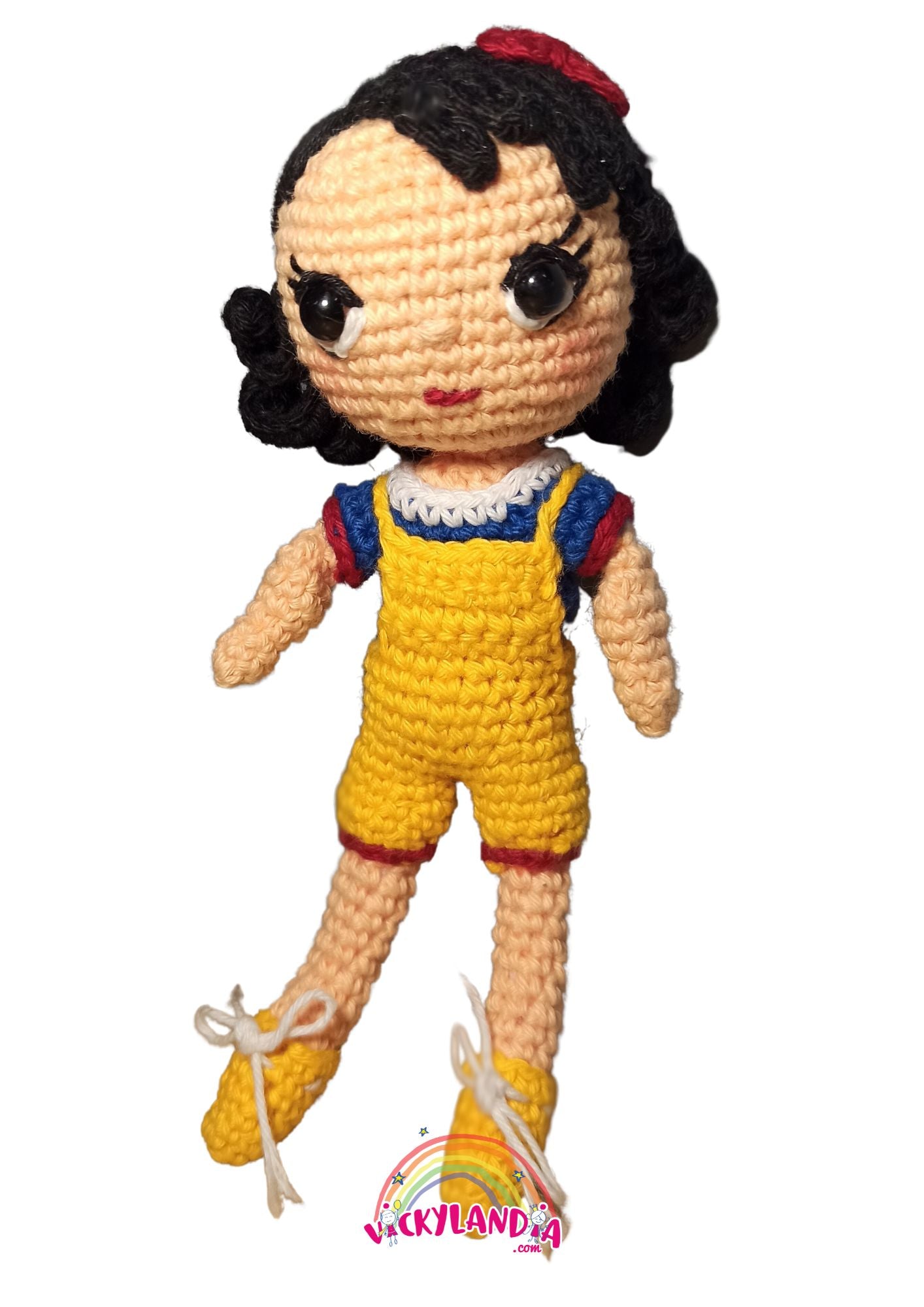 muñeca amirigumi tricolor crochet