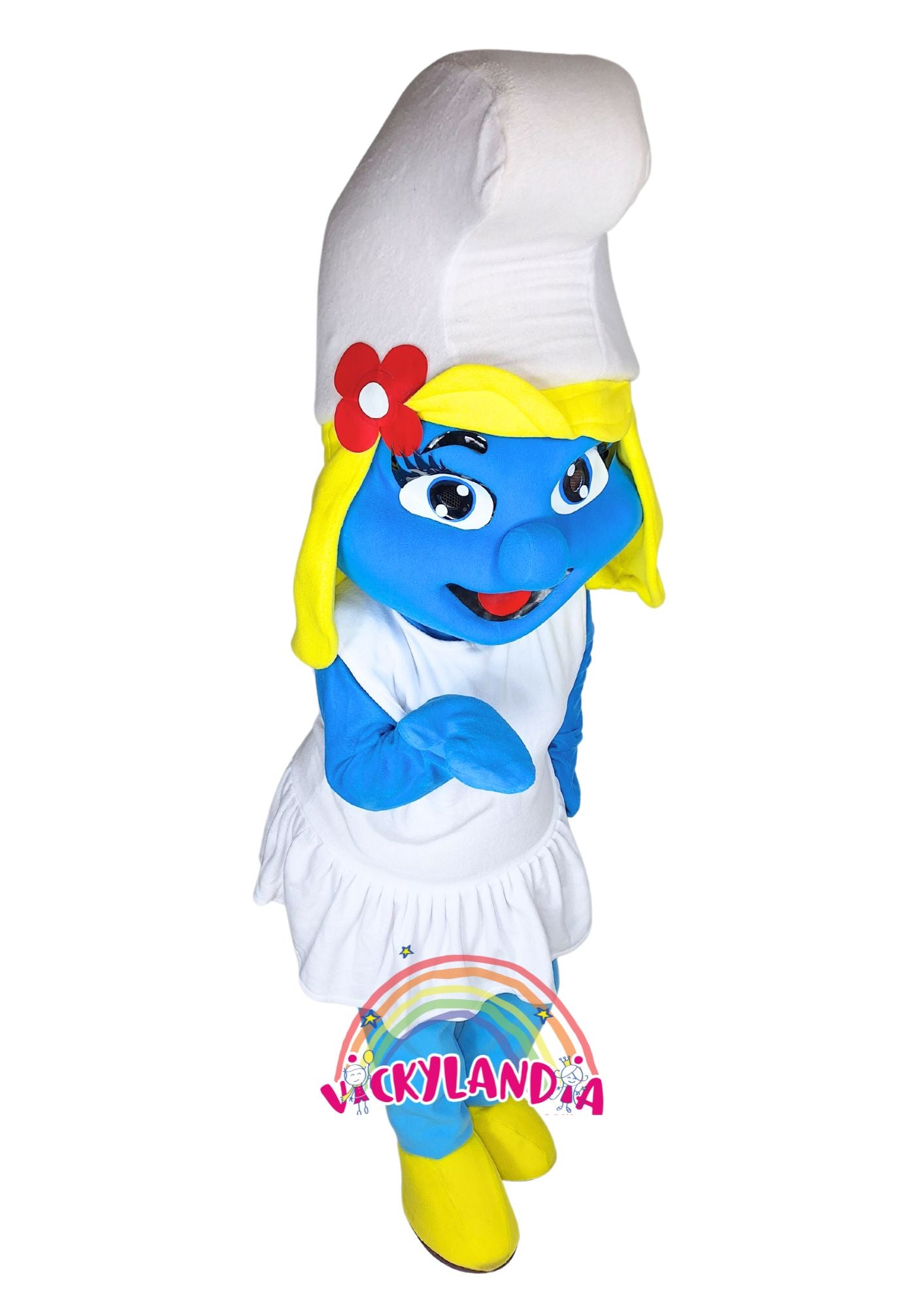 Descubre la magia de nuestro muñeco publicitario de Chica Azulada en Vickylandia. Son disfraces cabezones perfectos para fiestas infantiles, shows, cumpleaños, estrategias publicitarias, espectáculos, cabalgatas y cualquier tipo de evento.