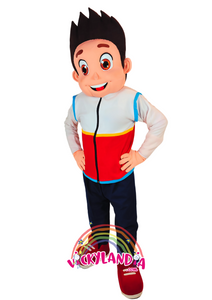 Disfraz de Niño Lider, ideal como muñeco cabezudo y mascota publicitaria. ¡Perfecto para eventos, ferias y promociones! Disponible en Vickylandia.