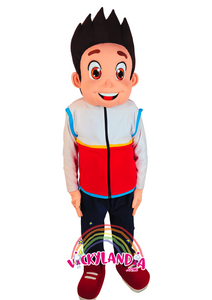 Disfraz de Niño Lider, ideal como muñeco cabezudo y mascota publicitaria. ¡Perfecto para eventos, ferias y promociones! Disponible en Vickylandia.
