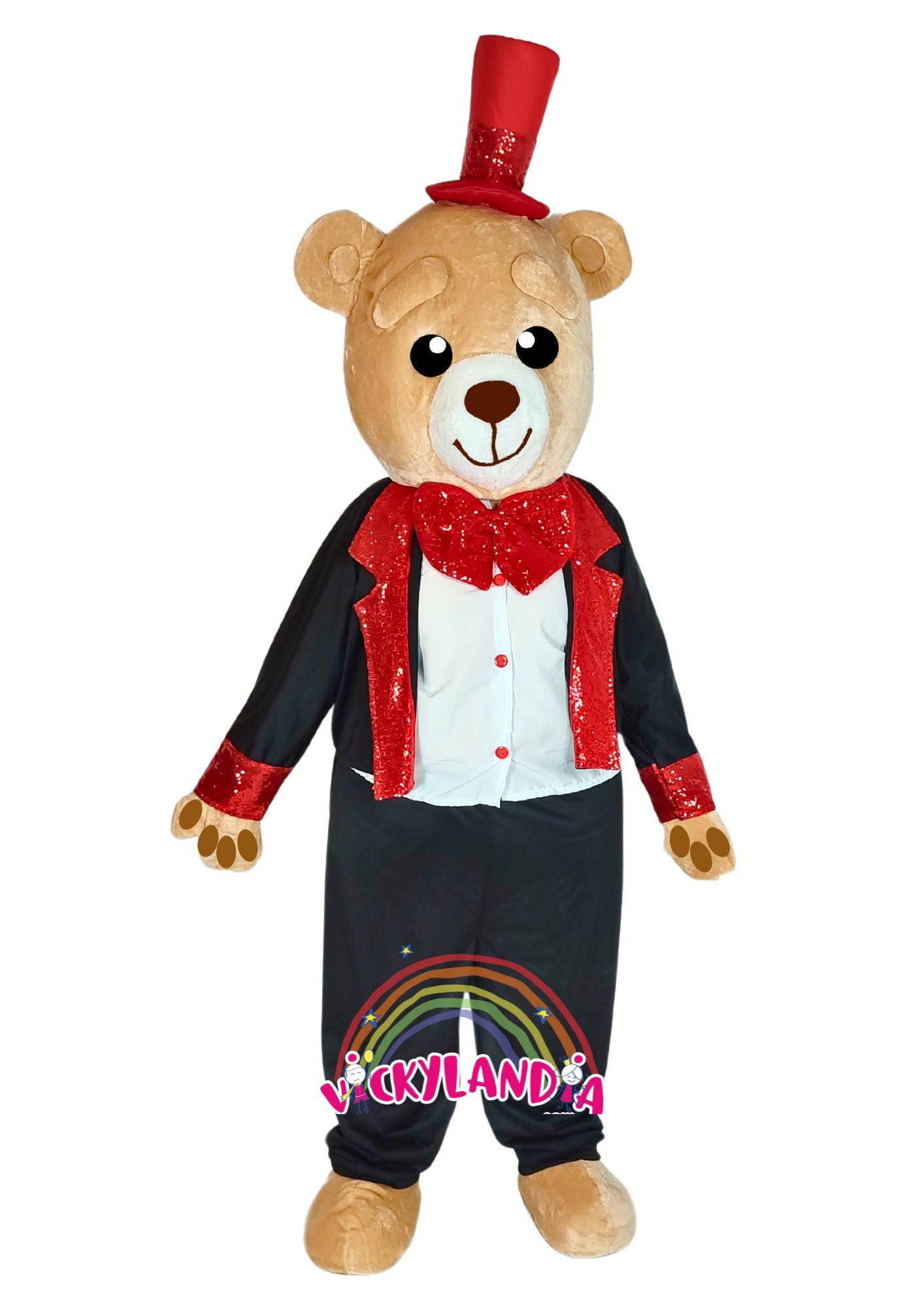 Descubre la magia de nuestro muñeco publicitario de Oso Mágico en Vickylandia. Son disfraces cabezones perfectos para fiestas infantiles, shows, cumpleaños, estrategias publicitarias, espectáculos, cabalgatas y cualquier tipo de evento.
