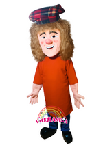 Cargar imagen en el visor de la galería, Descubre la magia de nuestro muñeco publicitario de Payaso TV Sombrero a Cuadros en Vickylandia. Son disfraces cabezones perfectos para fiestas infantiles, shows, cumpleaños, estrategias publicitarias, carnavales, fiestas patronales, espectáculos, cabalgatas y cualquier tipo de evento
