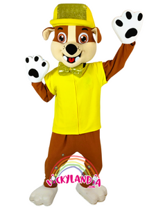 Peludete Brilli Amarillo es ideal para animaciones infantiles, eventos temáticos y promociones que buscan destacar con ternura y color.