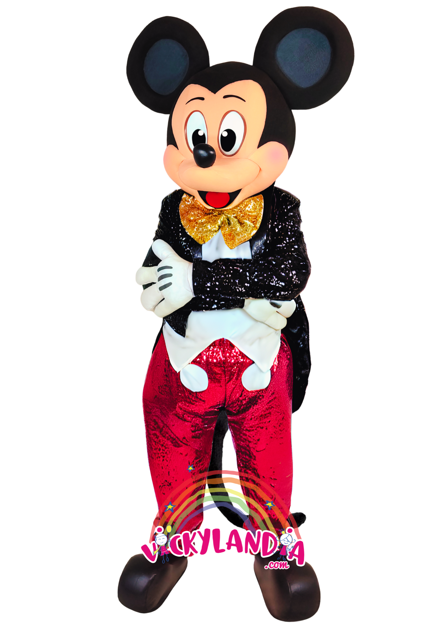 Chaqueta negra, pantalón rojo y una sonrisa que ilumina cualquier fiesta. Ratón Mago Fiesta es ideal para animaciones infantiles, eventos temáticos y promociones que buscan magia, elegancia y alegría. Su estilo clásico y presencia encantadora lo convierten en el favorito de grandes y pequeños.
