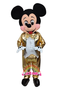 Descubre la magia de nuestro muñeco publicitario de Ratón Oro en Vickylandia. Son disfraces cabezones perfectos para fiestas infantiles, shows, cumpleaños, estrategias publicitarias, carnavales, fiestas patronales, espectáculos, cabalgatas y cualquier tipo de evento