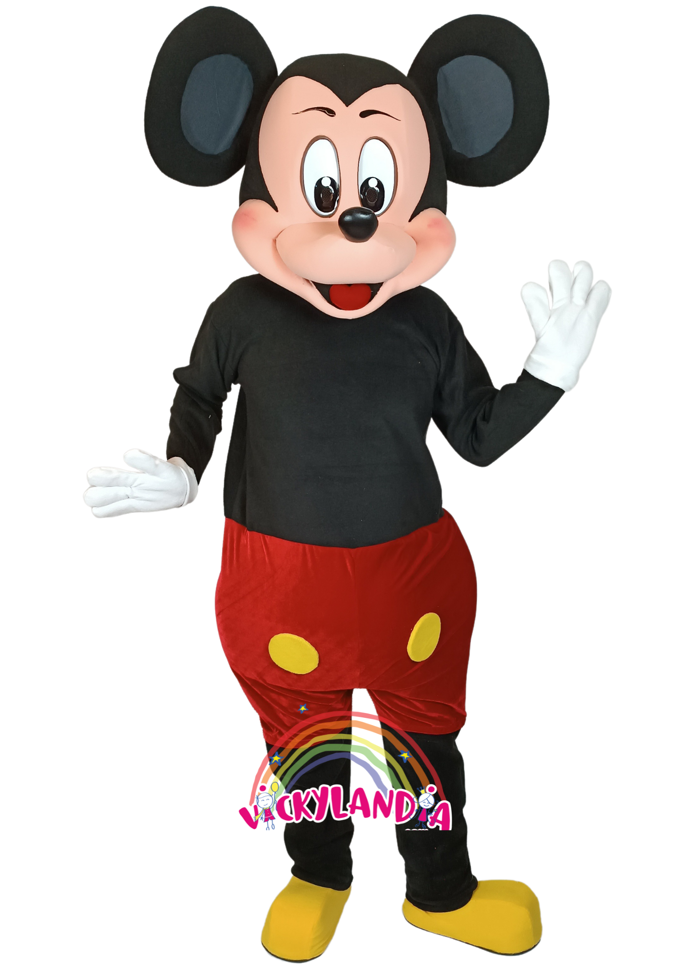 raton sencillo disfraz muñeco cabezon cabezudo botarga mascota publicitaria Peluches personalizados Merchandising corporativos personalizados Fabricante vickylandia