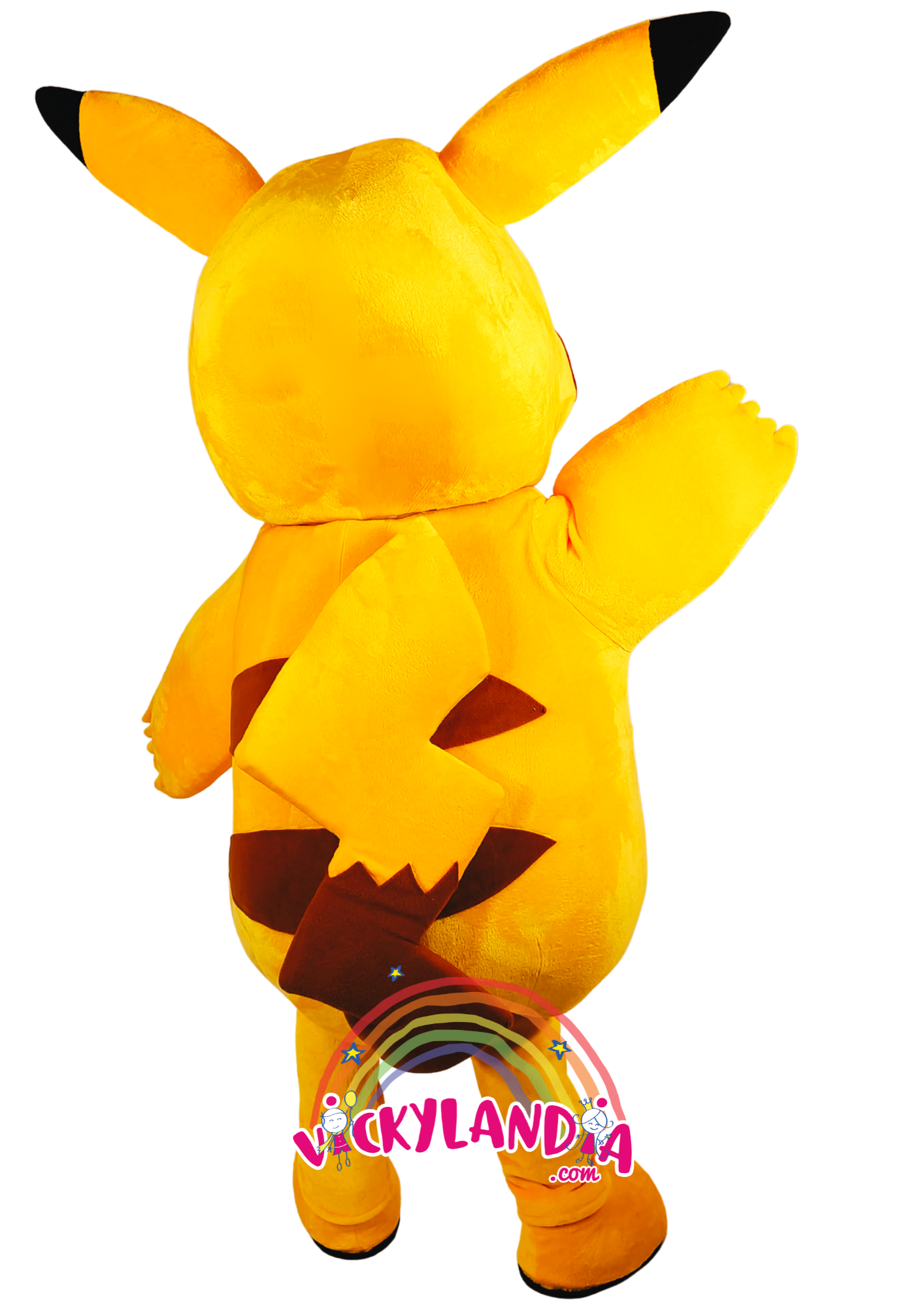 Orejitas puntiagudas, mejillas chispeantes y mirada encantadora. Rayo Roedor es perfecto para animaciones infantiles, eventos temáticos y promociones que buscan energía, ternura y presencia visual.