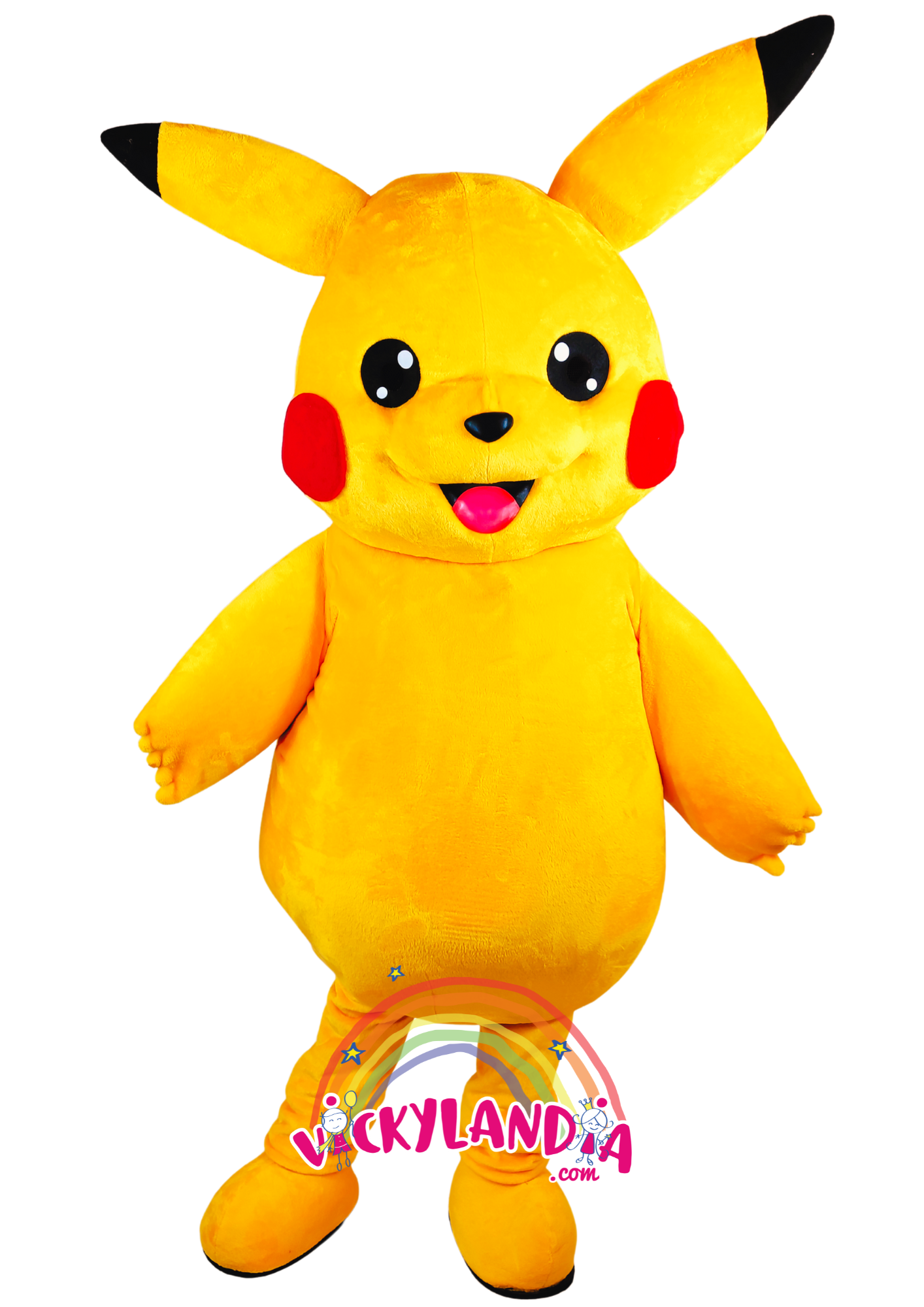 Orejitas puntiagudas, mejillas chispeantes y mirada encantadora. Rayo Roedor es perfecto para animaciones infantiles, eventos temáticos y promociones que buscan energía, ternura y presencia visual.
