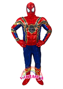 Mirada heroica y actitud imparable. Héroe Arácnido Glamuroso es ideal para animaciones infantiles, fiestas temáticas y promociones que buscan estilo, acción y conexión con el público. Su traje brillante lo convierte en el centro de todas las miradas.