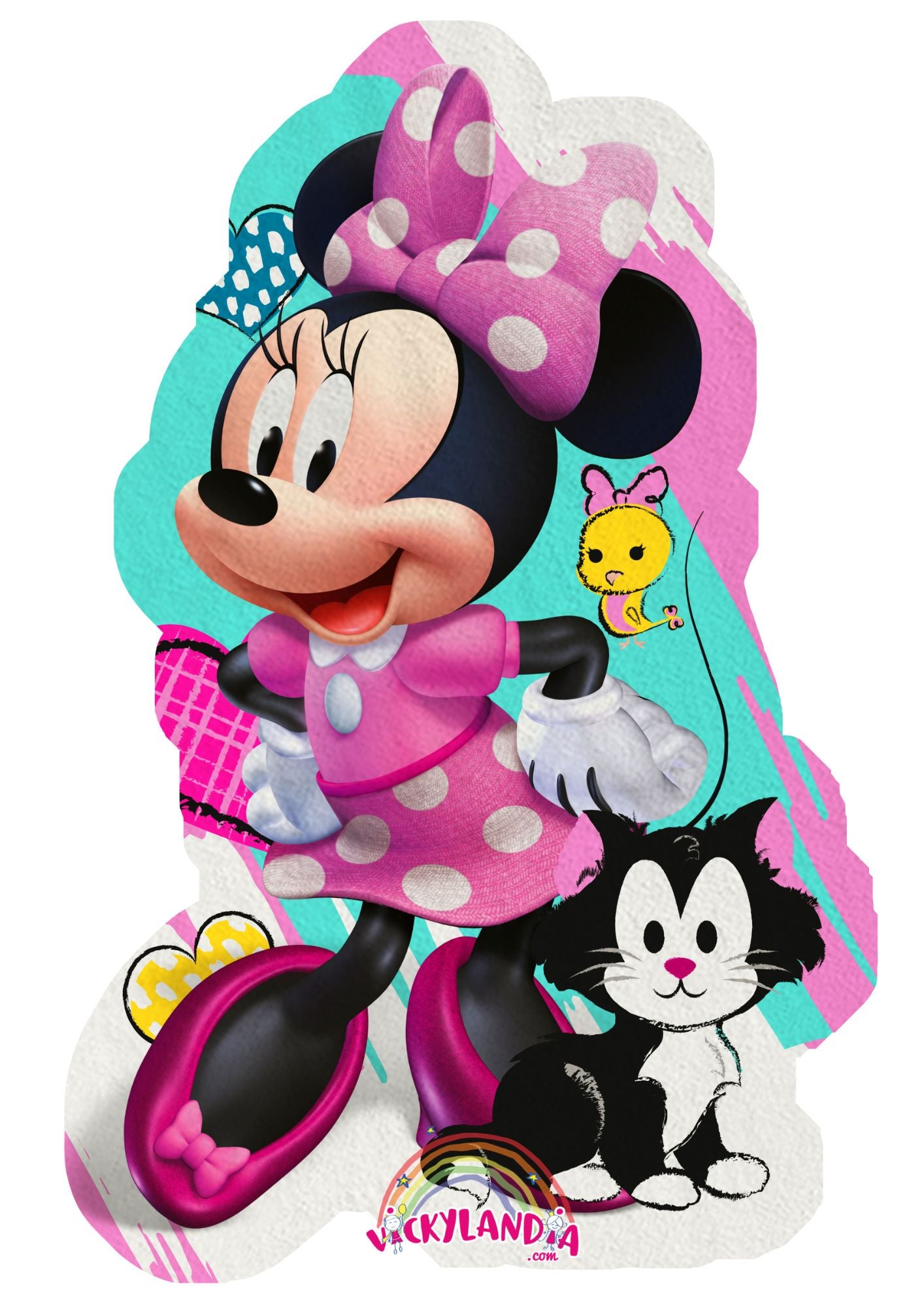 Toalla ratona Minnie Mouse Disney Vickylandia