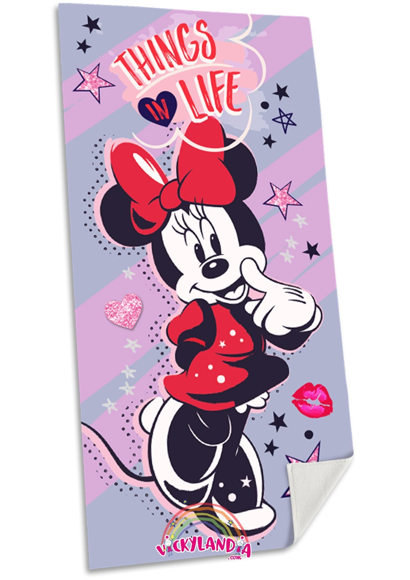 Toalla ratona Minnie Mouse Disney Vickylandia