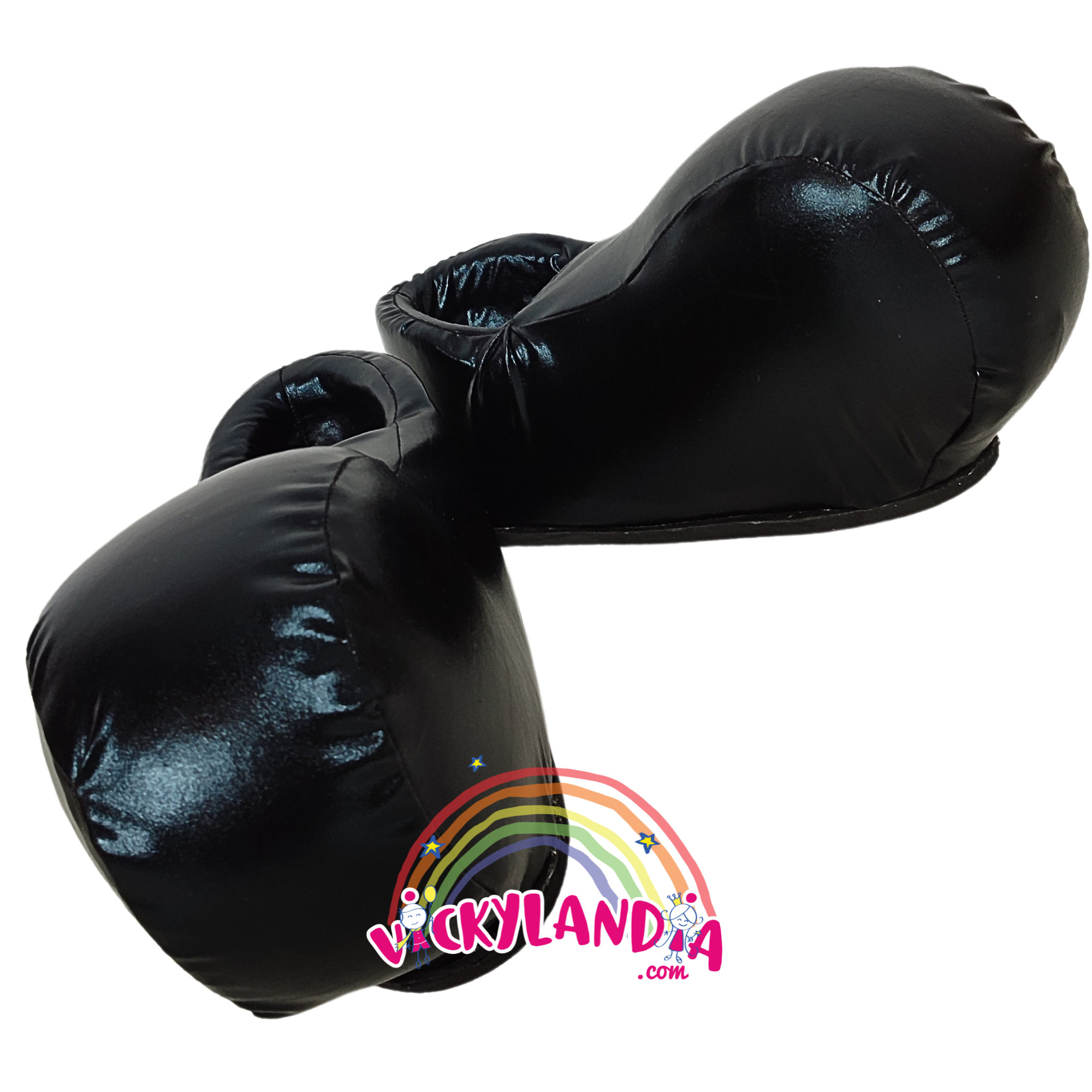 Zapatos negros grandes acolchados del famoso ratón, forrados con Lycra metalizada y suela antideslizante, ideales para disfraces de personajes icónicos y animaciones