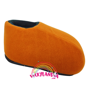 Zapatos marrones acolchados con estilo clásico, ideales para personajes cabezones tipo fontanero o videojuego