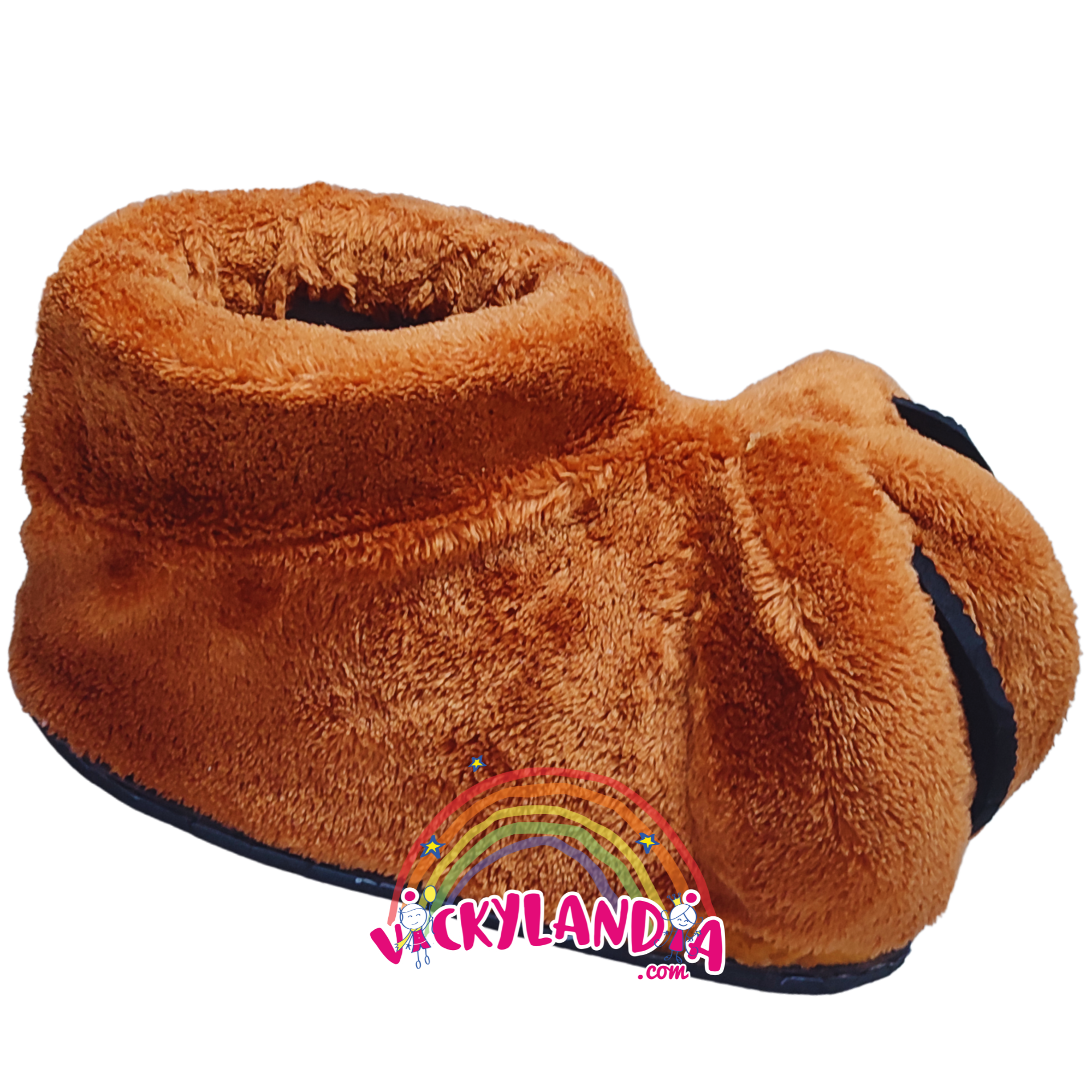 Zapatos acolchados en forma de pata de animal peludo con garras, ideales para mascotas cabezonas y disfraces de criatura animada