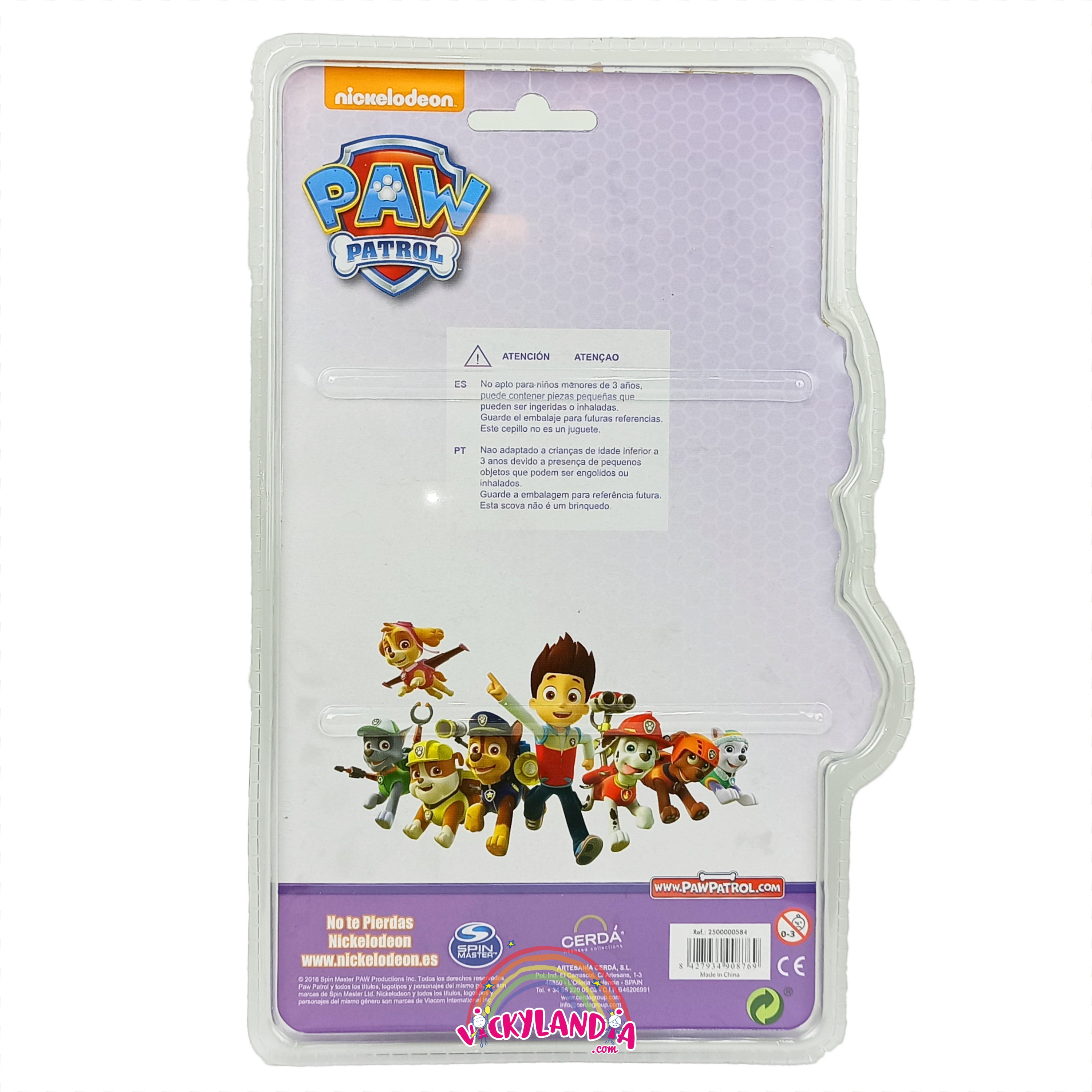 Pack Patrulla Canina Skye y Everest set collar y cepillo Paw Patrol verano Vickylandia