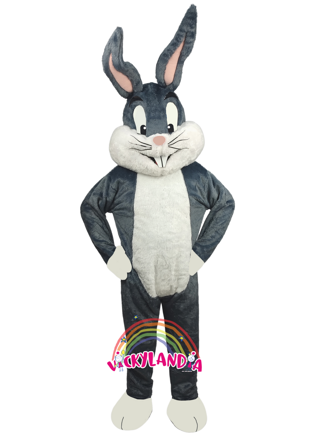 conejo listillo disfraz muñeco cabezon cabezudo botarga mascota publicitaria merchandising corporativos personalizados fabricante vickylandia