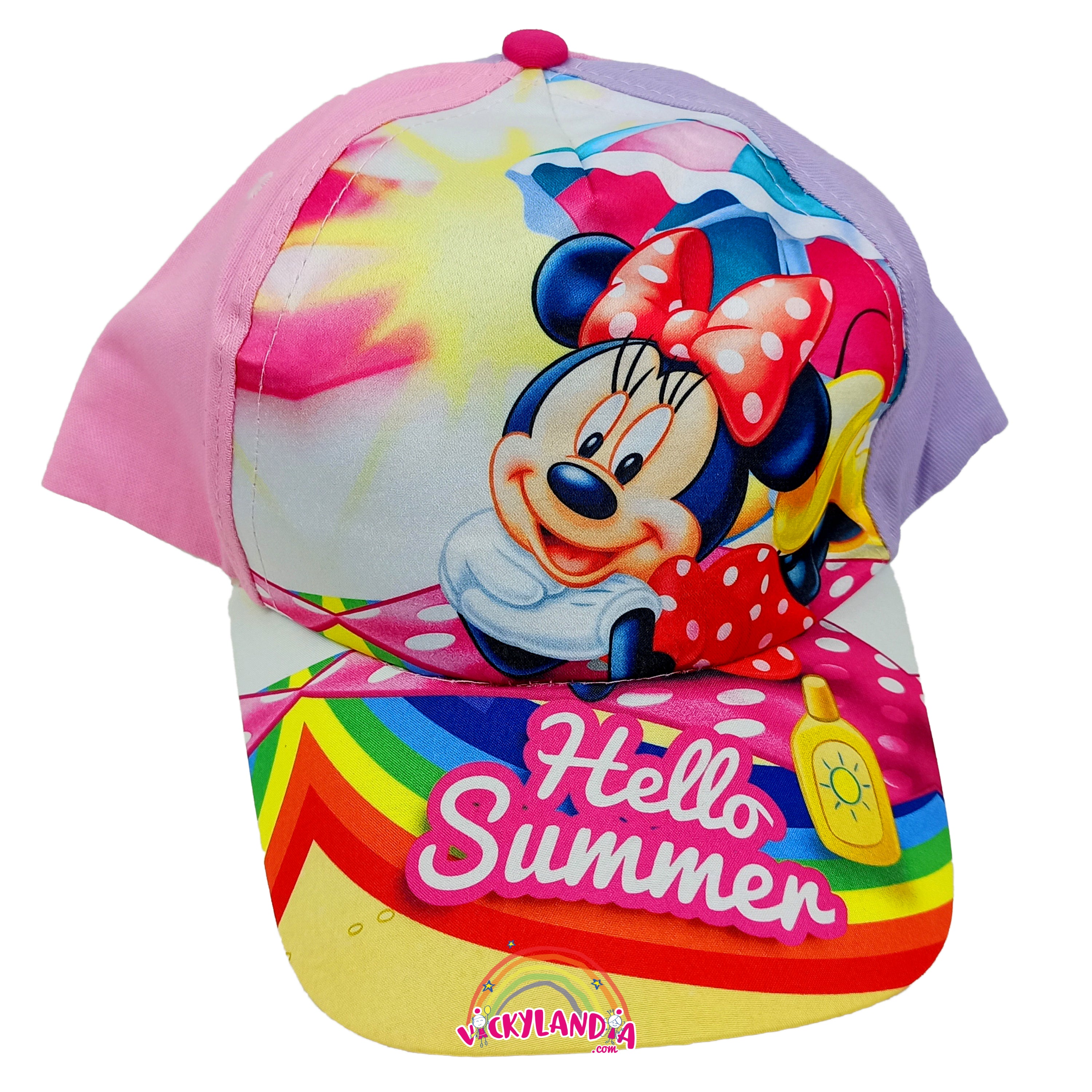 Conjunto de Minnie Mouse gorra y gafas de sol Disney Vickylandia