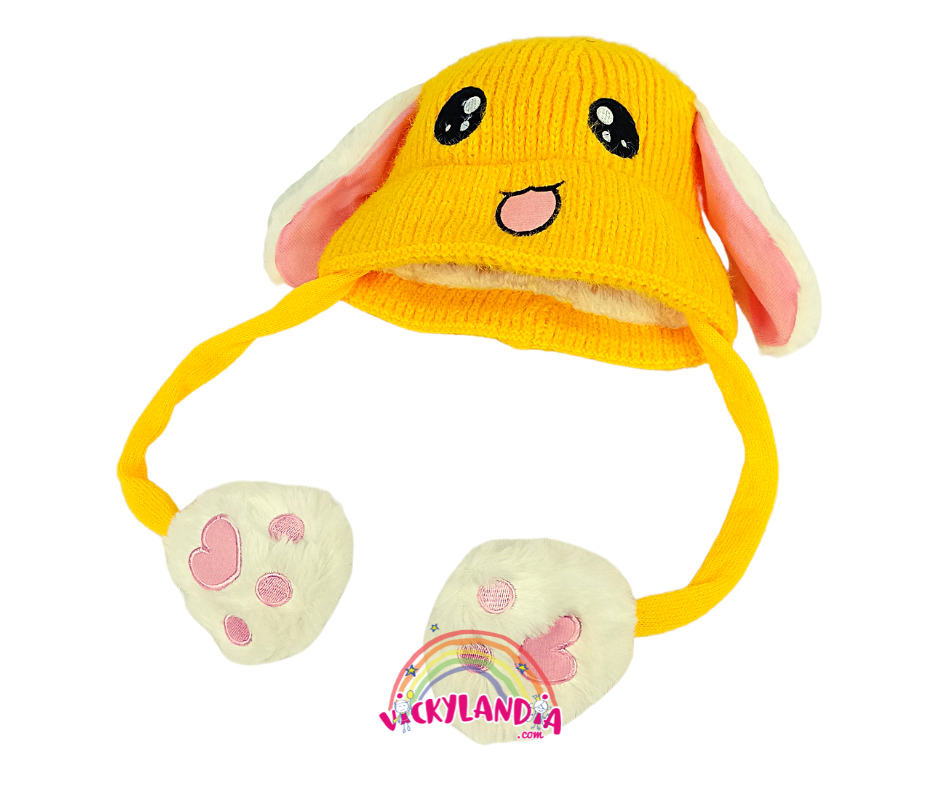 Gorro de oso de peluche grueso - Gorro de niña con bufanda y máscara Gorro de oso de peluche grueso - Gorro de niña con bufanda y máscara