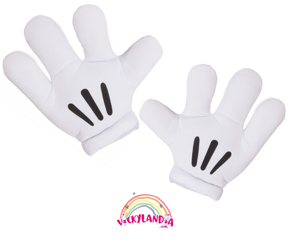 guantes de manos tipo dibujo animado accesorio de disfraz para fiesta de niños