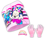 Carregar imagem no visualizador da galeria, minnie-mouse-mickey-princesas-ninas-braga-guantes-gorro-invierno-infantil-ninas
