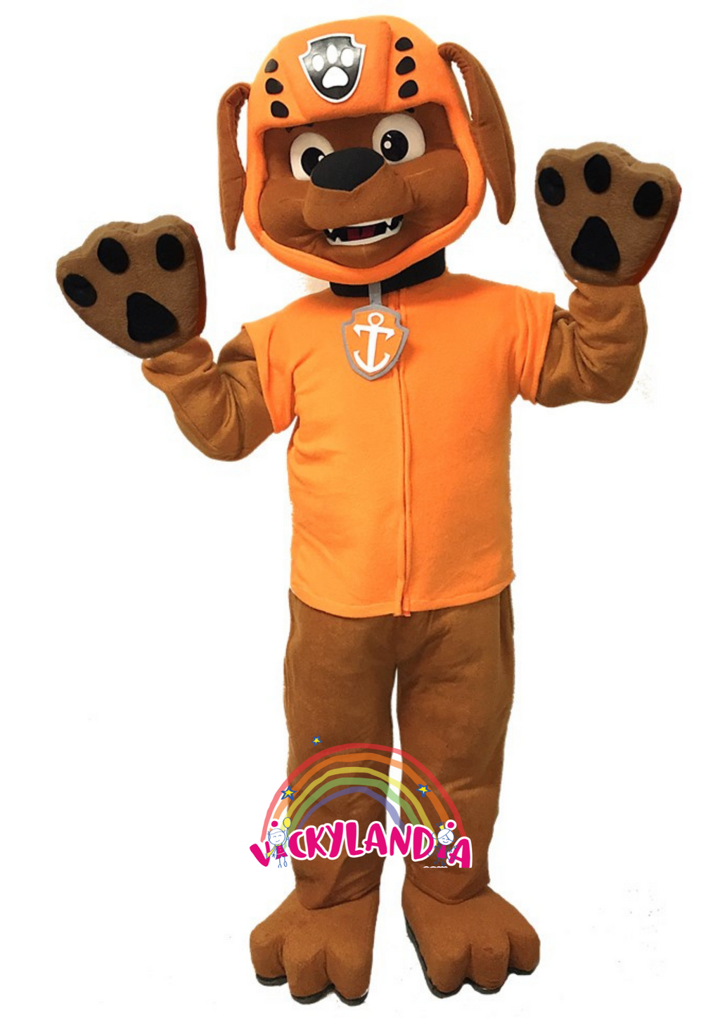 Descubre la magia de nuestro muñeco publicitario de Cachorro Rescatista Acuático en Vickylandia. Son disfraces cabezones perfectos para fiestas infantiles, shows, cumpleaños, estrategias publicitarias, espectáculos, cabalgatas y cualquier tipo de evento.