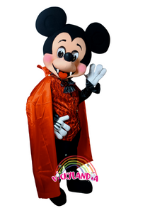 Descubre la magia de nuestro muñeco publicitario de Ratón Drácula en Vickylandia. Son disfraces cabezones perfectos para fiestas infantiles, shows, cumpleaños, estrategias publicitarias, espectáculos, cabalgatas y cualquier tipo de evento.