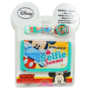 Reloj y billetera ratón Mickey Mouse Disney Vickylandia
