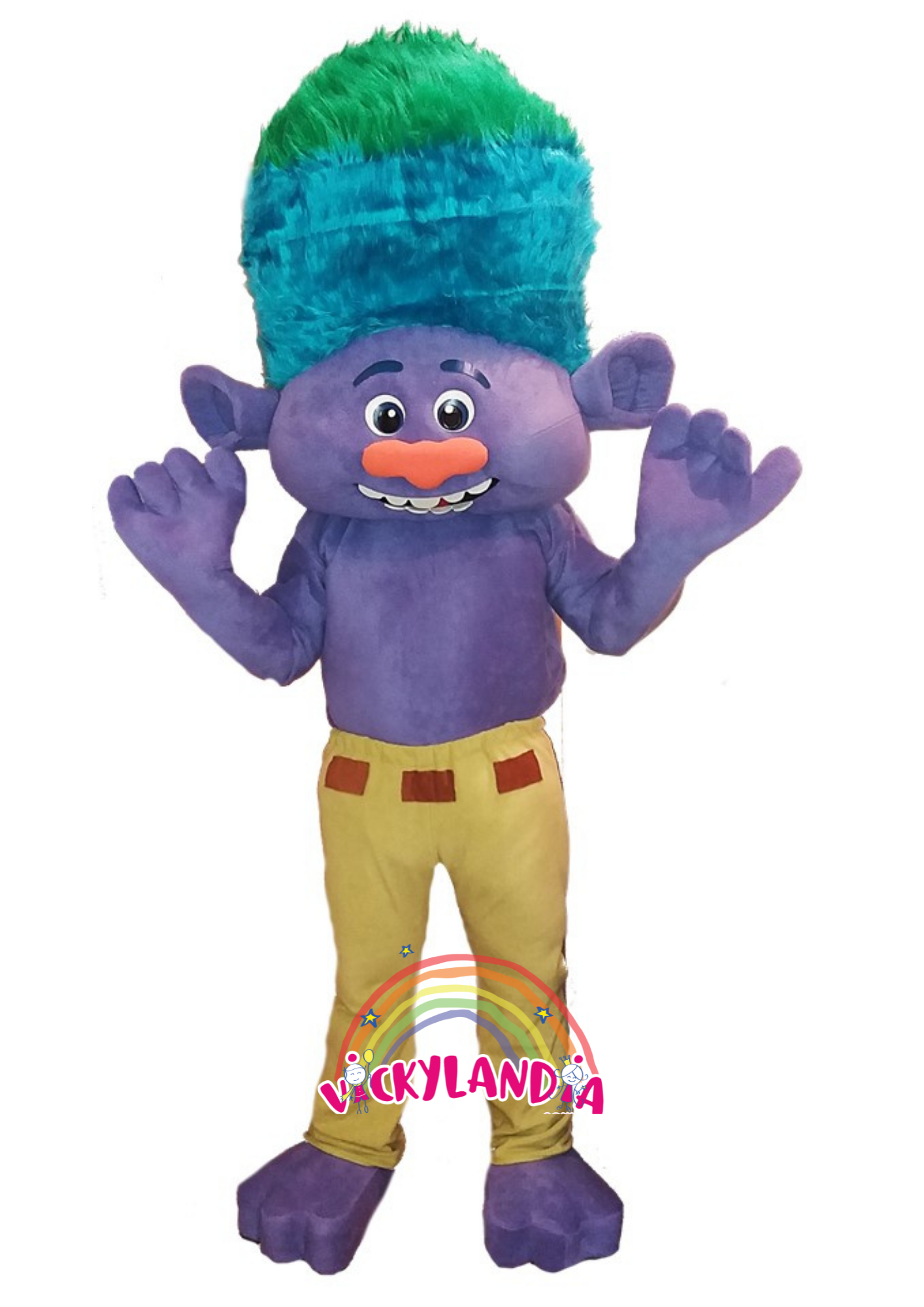 Botarga Mascota troll morado -Vickylandia.com