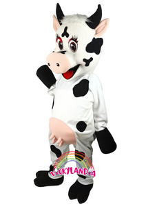 Descubre la magia de nuestro muñeco publicitario de Vaca en Vickylandia. Son disfraces cabezones perfectos para fiestas infantiles, shows, cumpleaños, estrategias publicitarias, espectáculos, cabalgatas y cualquier tipo de evento.